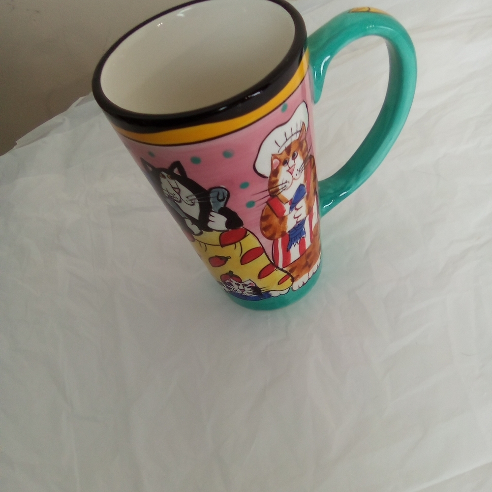 CATZILIA Colorful Illustrated Mug 6" 2002 - Picture 6 of 7